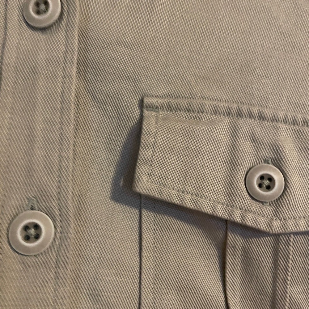 Rails Olive Embroidered Star Utility Shirt Jacket Small Western Casual Preppy - Picture 4 of 9